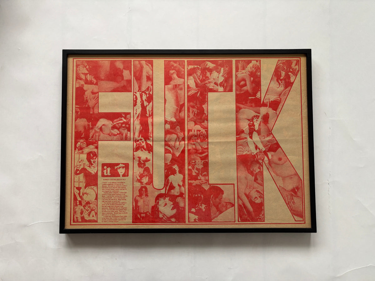 Fuck / Original International Times Poster / 1973
