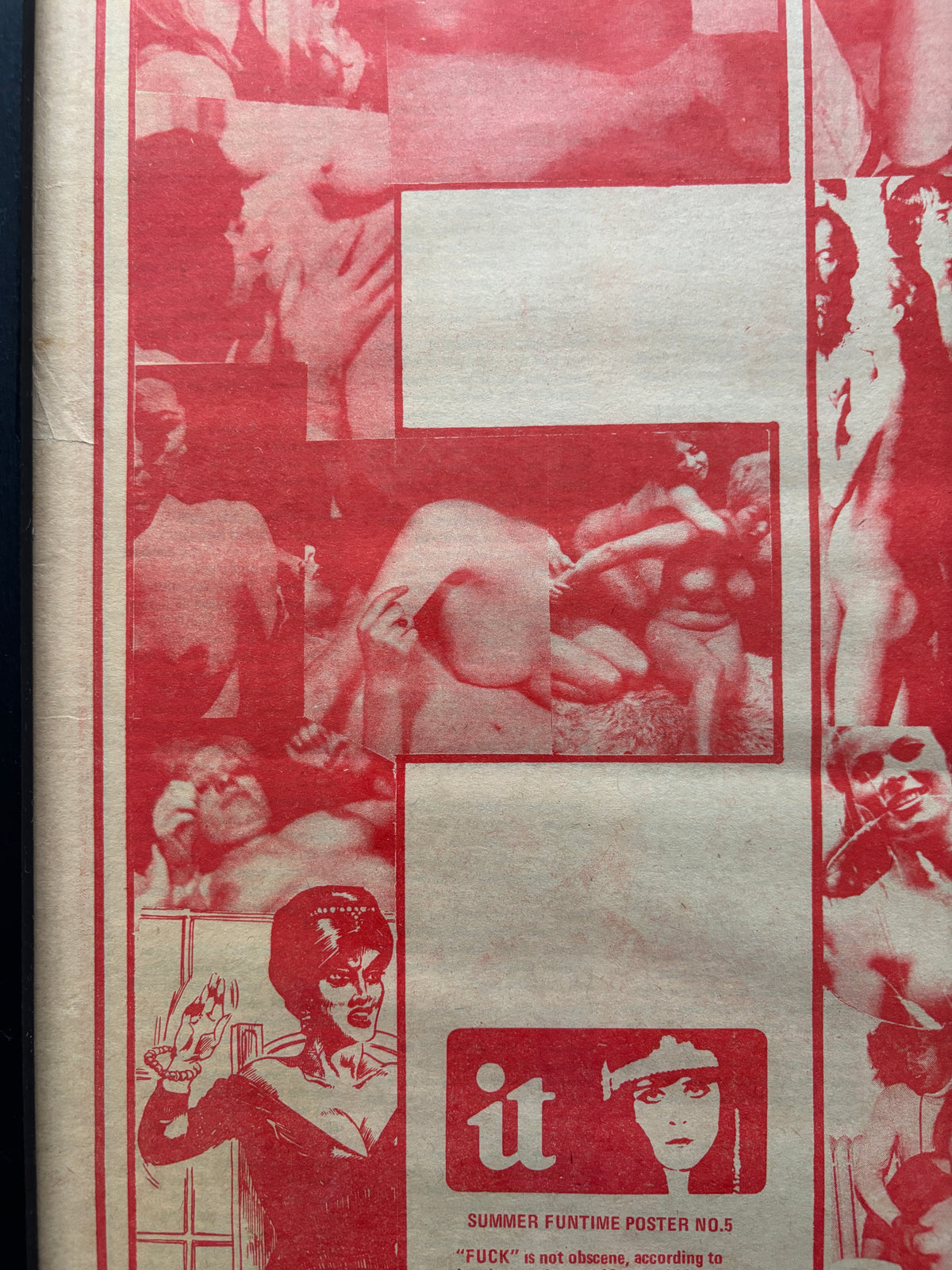 Fuck / Original International Times Poster / 1973