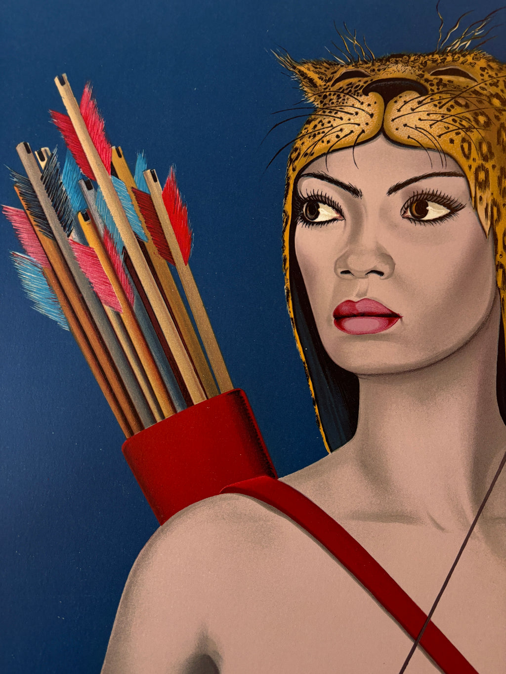 Warrior Female / Felix Labisse / Signed Print / Artist's Proof / 1960s