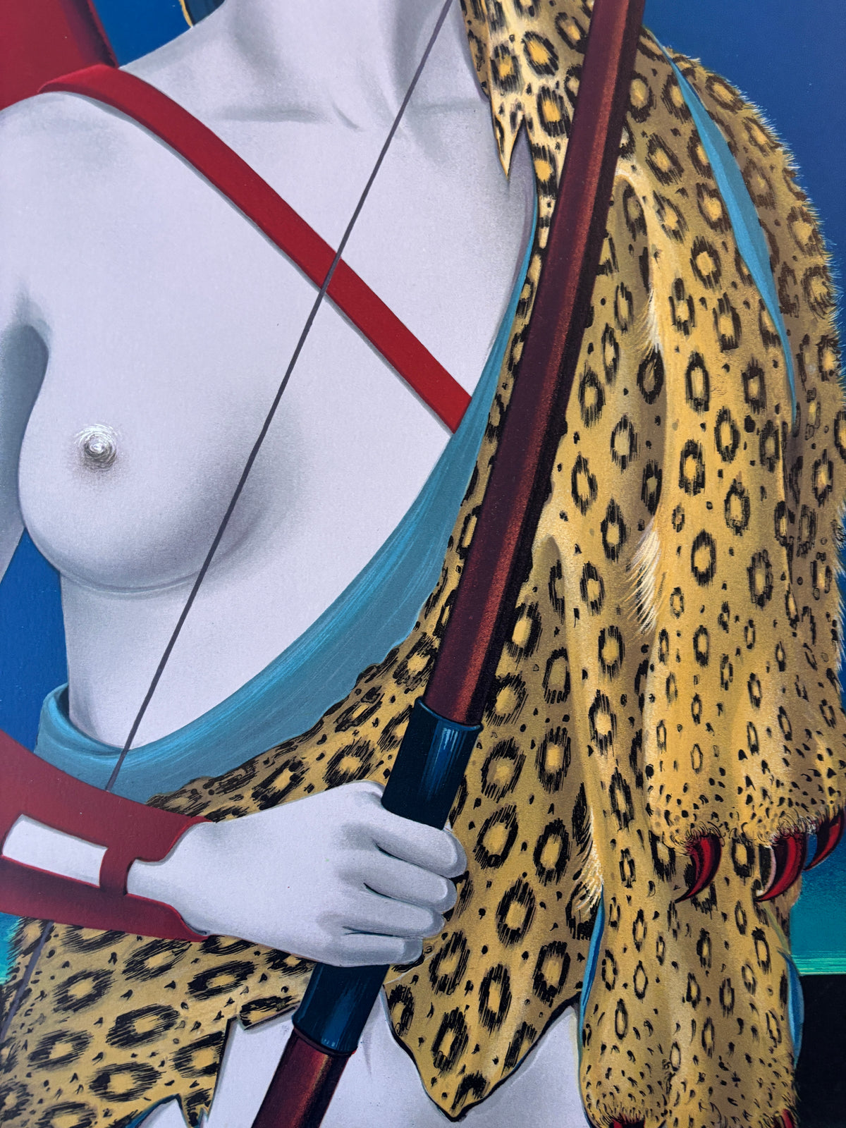 Warrior Female / Felix Labisse / Signed Print / Artist's Proof / 1960s