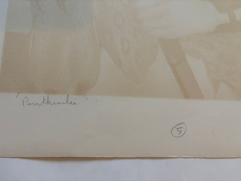 Warrior Female / Felix Labisse / Signed Print / Artist's Proof / 1960s