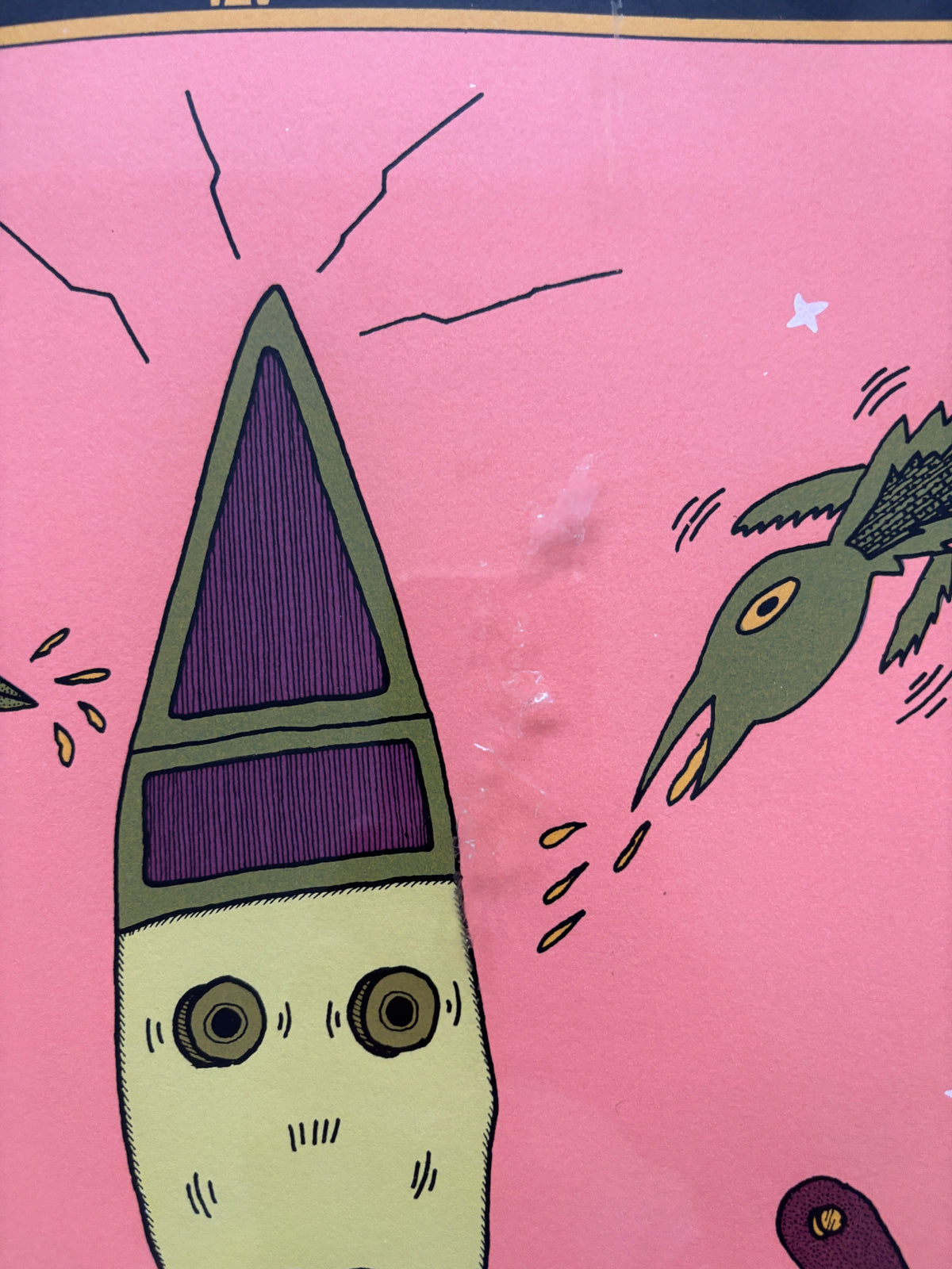 Untitled / Mark Beyer / Signed Limited Silkscreen Print / 1992 / France