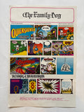 Original Family Dog Psychedelic Concert Poster / Rick Griffin / Feat. Quicksilver Messenger Service, Taj Mahal / 1967