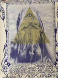 Human Be-In / Michael Bowen / 1967 / Feat. Alan Ginsberg & Timothy Leary / Original Signed Poster