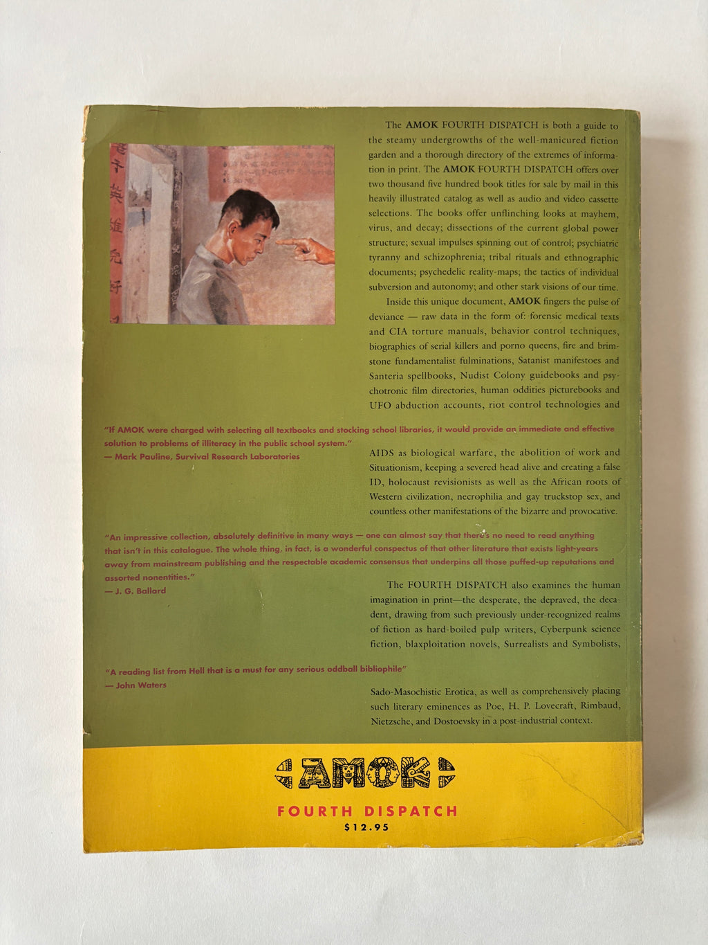 AMOK Fourth Dispatch / Ed. Stuart Swezey / 1990 / Amok Books