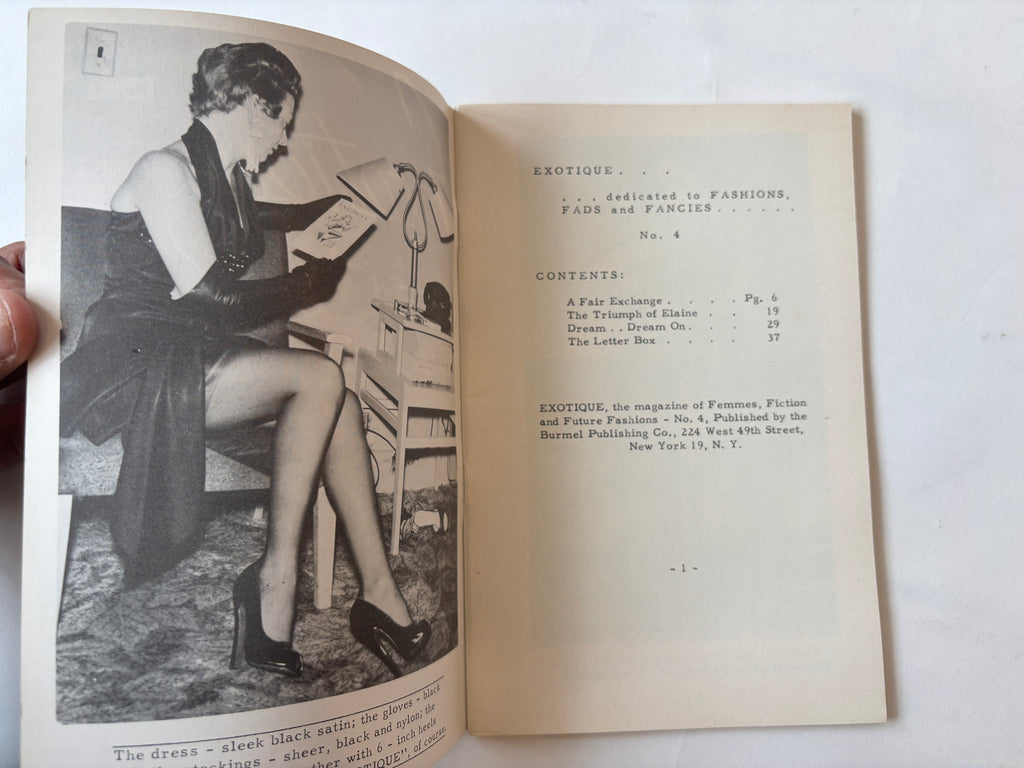 Exotique # 4 / Eric Stanton & Leonard Burtman / 1952 / Burmel Publishing Co.