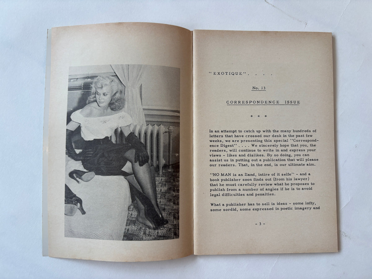 Exotique #13 / Eric Stanton & Gene Bilbrew / 1955 / Burmel Publishing Co.