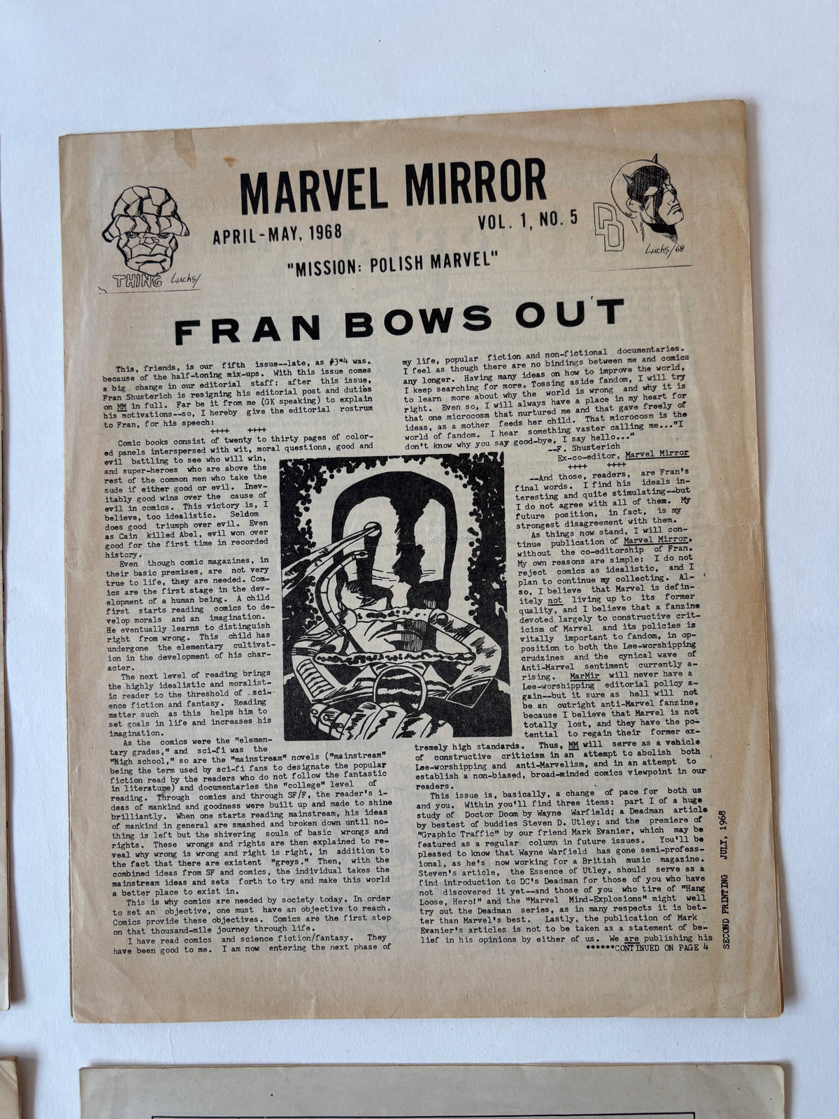 Marvel Mirror  x 7 / Silver Age Fanzine / 1968-1969