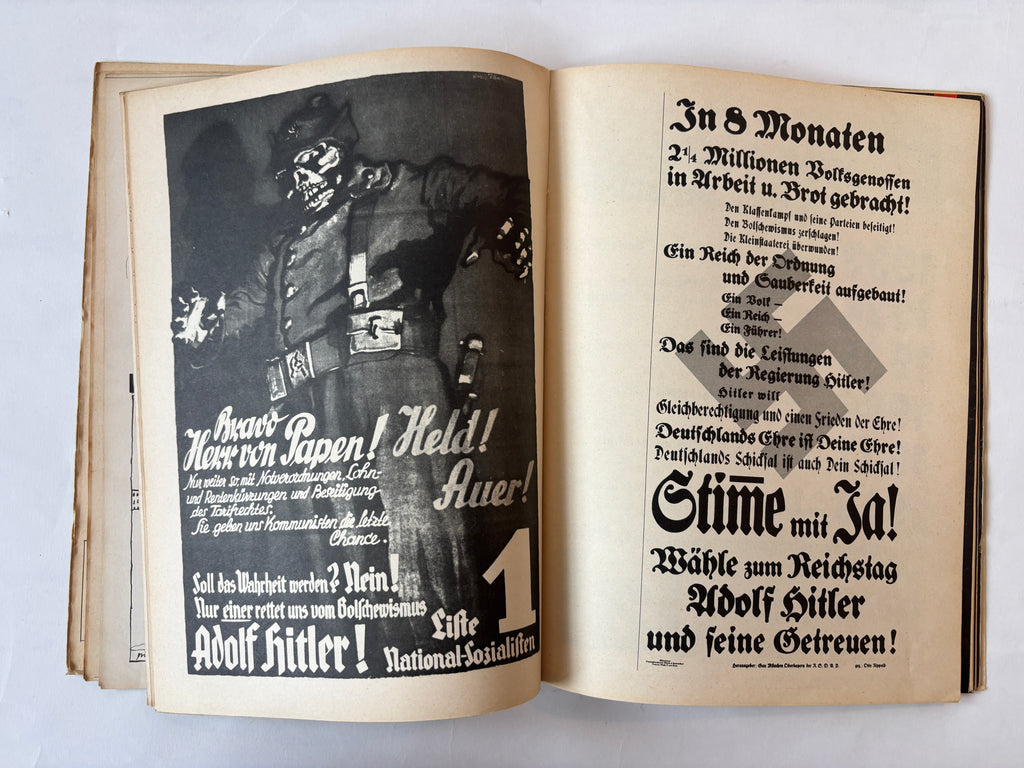 L'Enragé / First 8 issues bound / Revolutionary Magazine / 1968 / France