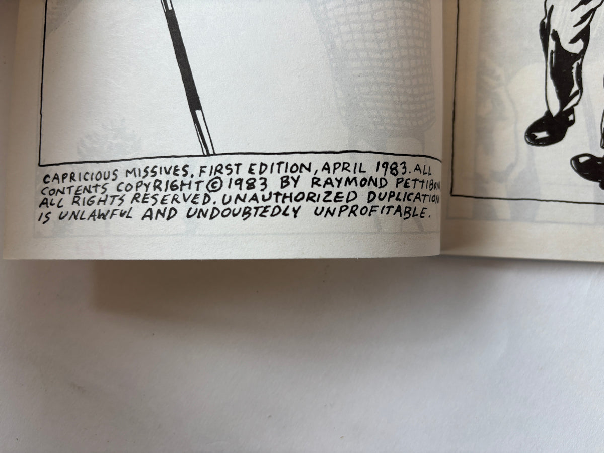 Capricious Missives / Raymond Pettibon / Numbered Limited Edition Zine #421 / 1983 /  SST